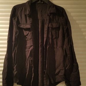 Black button up shirt